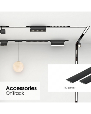 SLIM25 PC покритие OnTrack ∙ 5M ∙ Черен LED магнитно осветление