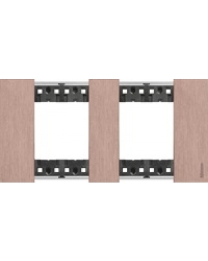 Рамка 2x2 мод. метална цвят Мед (Copper) Living Now Bticino LIVING NOW рамки и Лицеви панели
