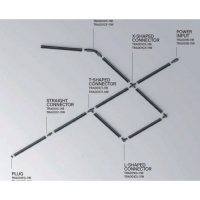 Монофазна шина за открит монтаж Maytoni TRX001-112W Unity Track 2m White LED магнитно осветление Maytoni серия Unity