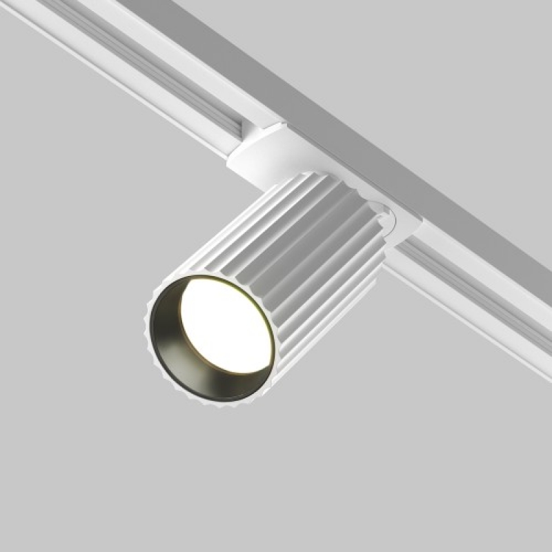 Прожектор за монофазна шина Maytoni TR218-1-GU10-W White Calipso Unity Track Light LED магнитно осветление Maytoni серия Unity