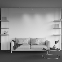 Прожектор за монофазна шина Maytoni TR218-1-GU10-W White Calipso Unity Track Light LED магнитно осветление Maytoni серия Unity