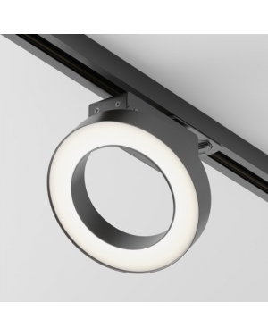 LED прожектор за монофазна шина Maytoni TR044-1-12W3K-B Rim Black 12W 3000K Track Light Unity LED магнитно осветление Maytoni серия Unity