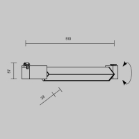 LED осветително тяло за монофазна шина Maytoni TR104-1-24W4K-W-DE 24W 4000K Basis Rot White Track Light Unity LED осветително тяло за монофазна шина Maytoni TR104-1-24W4K-W-DE 24W 4000K Basis Rot White Track Light Unity LED магнитно осветление Maytoni серия Unity