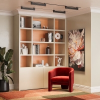 LED прожектор за монофазна шина Maytoni TR010-1-22W3K-M-W-DE 22W 3000K Points Rot White Track Light Unity LED магнитно осветление Maytoni серия Unity