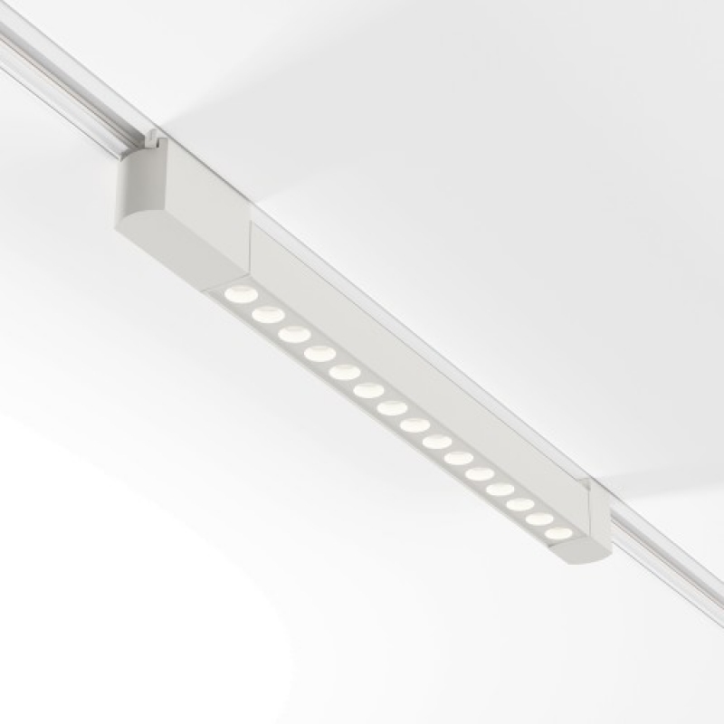 LED прожектор за монофазна шина Maytoni TR010-1-22W3K-M-W-DE 22W 3000K Points Rot White Track Light Unity LED магнитно осветление Maytoni серия Unity