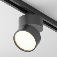 LED прожектор за монофазна шина Maytoni TR007-1-12W3K-B Onda Black Track Light Unity LED магнитно осветление Maytoni серия Unity
