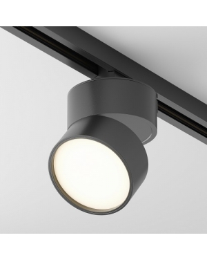 LED прожектор за монофазна шина Maytoni TR007-1-12W3K-B Onda Black Track Light Unity LED магнитно осветление Maytoni серия Unity