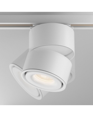 LED прожектор за монофазна шина Maytoni TR084-1-15W4K-W Yin White Track Light Unity LED магнитно осветление Maytoni серия Unity
