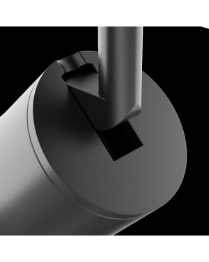 Прожектор за монофазна шина Maytoni TR022-1-GU10-B Virar Black Track Light Unity LED магнитно осветление Maytoni серия Unity
