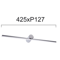 Аплик хром L:400 Rocco 10W 950 Lm 3000K 220-240V AC IP44 Осветление за баня