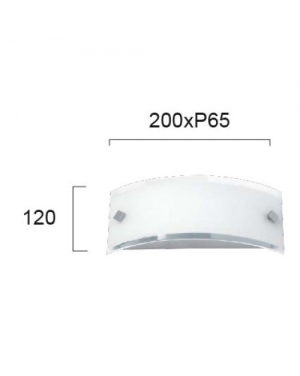 Аплик L:200 Fina 1 x Max 42W 220-240V AC IP20 Осветление за баня