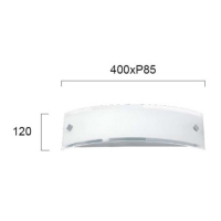 Аплик L:400 Fina 2 x Max 42W 220-240V AC IP20 Осветление за баня