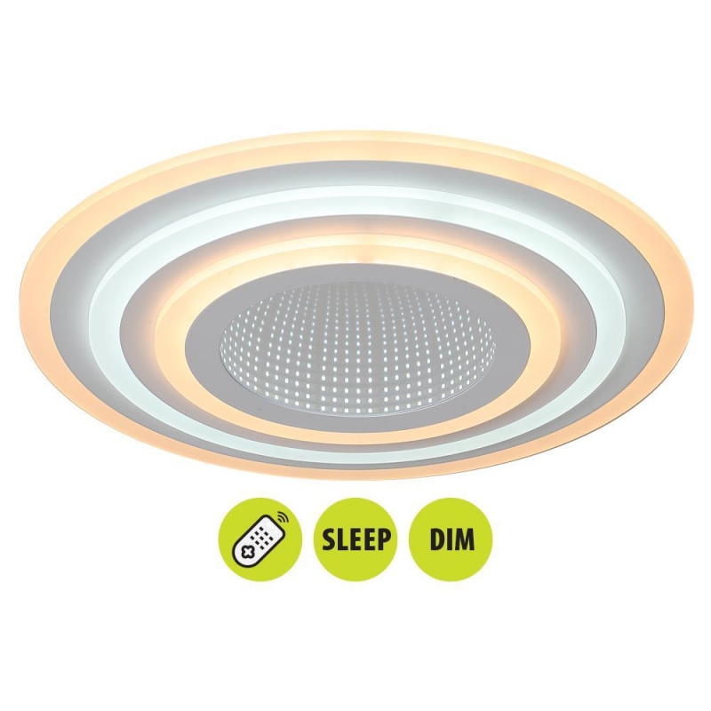  75W SATURN LED ∙ Мултифункционална LED плафониера LED плафони без сензори