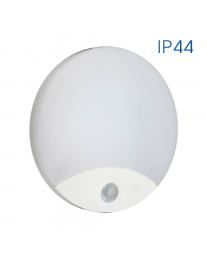 10W LED аплик със сензор за движение LIMA LED SR16 ∙ бял ∙ IP44 LED плафони със сензори