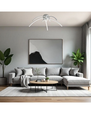 LED плафон LOREIN LED ∙ 36W ∙ хром ∙ CCT-switch ∙ 3000-4000-6400K LED плафони без сензори