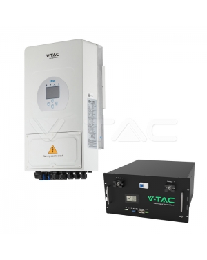 SET 6kW Инвертор Deye 11529 + 9.6kWh Батерия 11523 Соларни сетове
