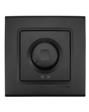 VIKO - Ротативен LED димер 6-100W RL LINNERA LIFE черно Ключове и контакти > Panasonic > Ключове и контакти серия Linnera Life