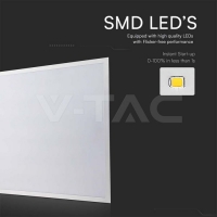 LED Панел 40W PHILIPS Драйвер 600x600mm 120Lm/W 4000K 10бр./Сет LED панели за скрит монтаж