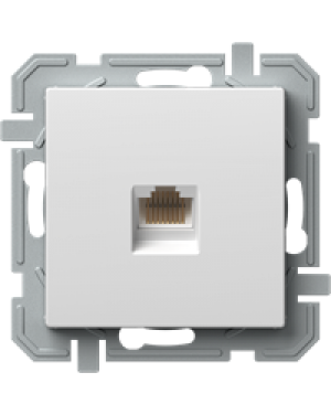 Розетка RJ45 UTP cat.5е цвят Бял Logiq TEM TEM LOGIQ