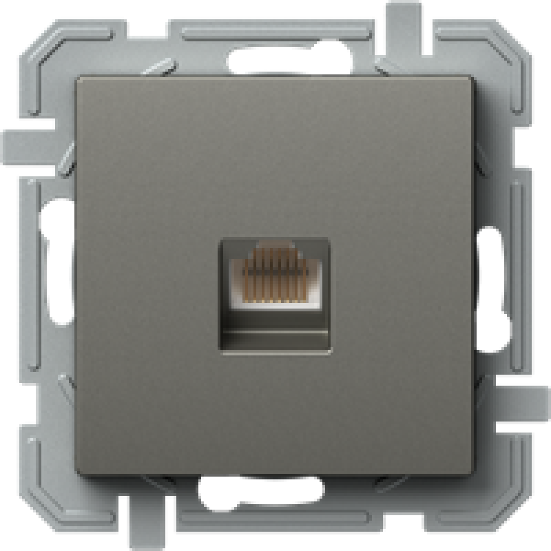 Розетка RJ45 UTP cat.5е цвят Титан Logiq TEM TEM LOGIQ