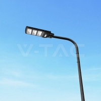 12W LED Соларна Улична Лампа Пластик 6000K Черно Тяло LED соларно осветление