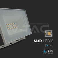 10W LED Прожектор 6500K Бяло Тяло LED екстериорно осветление