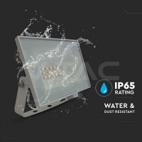 10W LED Прожектор 6500K Бяло Тяло LED екстериорно осветление