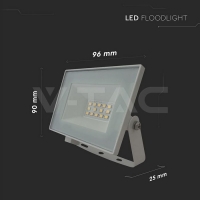 10W LED Прожектор 6500K Бяло Тяло LED екстериорно осветление