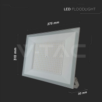 200W LED Прожектор 6500K Бяло Тяло 200W LED Прожектор 6500K Бяло Тяло LED екстериорно осветление