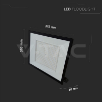 200W LED Прожектор 6500K Черно Тяло 200W LED Прожектор 6500K Черно Тяло LED екстериорно осветление
