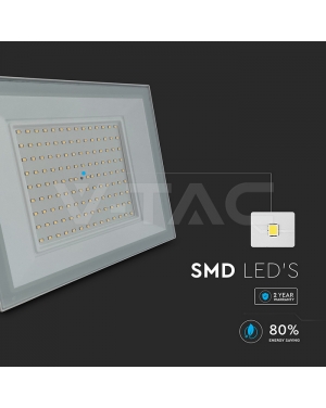 100W LED Прожектор 6500K Бяло Тяло LED екстериорно осветление