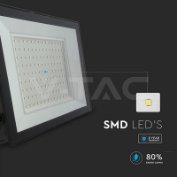 100W LED Прожектор 4000K Черно Тяло 100W LED Прожектор 4000K Черно Тяло LED екстериорно осветление