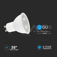 LED Крушка CREE CHIP 7.5W GU10 Plastic 38° 6500K LED Крушка CREE CHIP 7.5W GU10 Plastic 38° 6500K LED крушки GU10