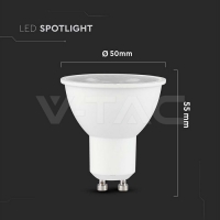 LED Крушка CREE CHIP 7.5W GU10 Plastic 38° 6500K LED Крушка CREE CHIP 7.5W GU10 Plastic 38° 6500K LED крушки GU10