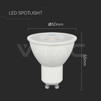 LED Крушка 7.5W GU10 SMD Пластик 110° 6500K LED крушки GU10