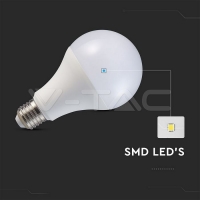 LED Крушка 20W E27 A65 Термо Пластик 6400K LED крушки Е27