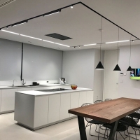 Линейно LED тяло за релсов монтаж DRAX LED ∙ 20W ∙ черен ∙ CCT-switch ∙ 3000K-4000K-6400K LED магнитно осветление