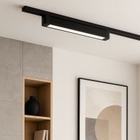Линейно LED тяло за релсов монтаж DRAX LED ∙ 20W ∙ черен ∙ CCT-switch ∙ 3000K-4000K-6400K LED магнитно осветление