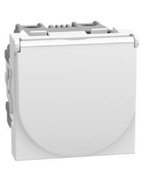 Контакт ШУКО 2P+E 16A с капаче 2 мод. цвят Бял Light Now Bticino Бели механизми Light Now Bticino