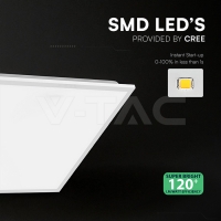 LED Панел 40W CREE ЧИП 600x600мм Backlit 120lm/W 4000K LED панели за скрит монтаж