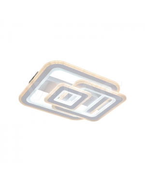 80W LED Таванна Лампа 3в1 Димираща IR Дистанционно Бяло Тяло LED плафони без сензори