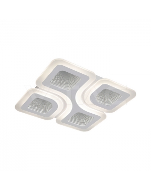 70W LED Таванна Лампа 3в1 Димираща С IR Дистанционно Бяло Тяло LED плафони без сензори