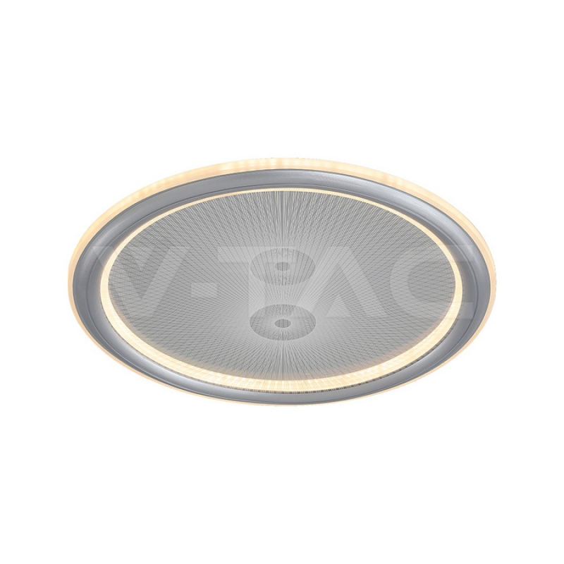 50W LED Таванна Лампа 3в1 Димираща IR Дистанционно Сиво Тяло 50W LED Таванна Лампа 3в1 Димираща IR Дистанционно Сиво Тяло LED плафони без сензори