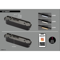 LiTrack спот 06V, 9W, 660lm, 2700-5500K SMART LiTrack Спот осветителни тела на шини