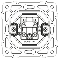 TV розетка 2мод, бяла, OVAL OVAL КЛЮЧОВЕ И КОНТАКТИ СЕРИЯ (БЕЛИ МЕХАНИЗМИ)