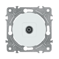 TV розетка 2мод, бяла, OVAL OVAL КЛЮЧОВЕ И КОНТАКТИ СЕРИЯ (БЕЛИ МЕХАНИЗМИ)