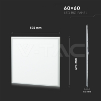 LED Панел 40W 600 x 600 мм 4500K Вкл. Драйвер LED Панел 40W 600 x 600 мм 4500K Вкл. Драйвер LED панели за скрит монтаж