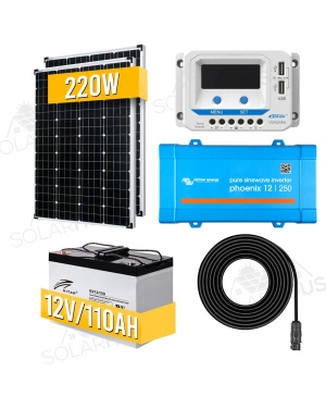Соларна система 220W/230V – SH-2223 Комплект соларна система