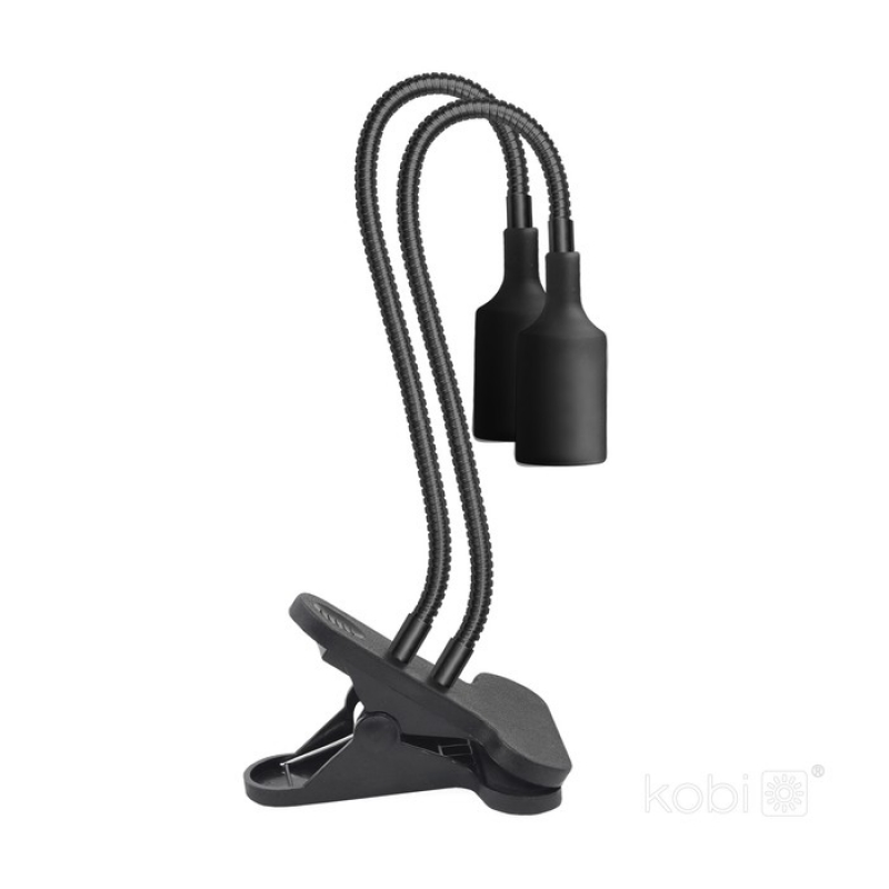 Настолна лампа PLANTY CLIP B DUO 1xE27 черна Kobi Design