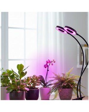 LED лампа за отглеждане на растения LED VITARO RING 2 CLIP 8W Kobi Design
